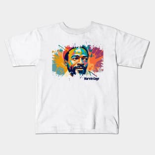 Marvin Gaye Beautiful Art Kids T-Shirt